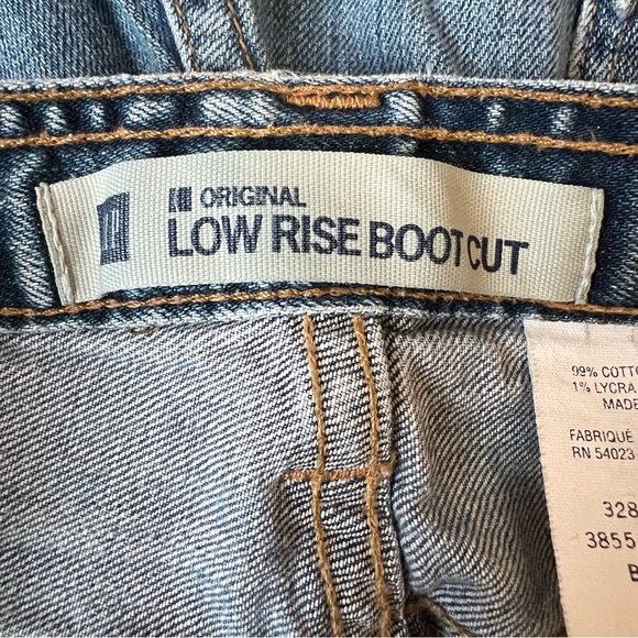 GAP Vintage Low Rise Boot Cut Jeans Size 6 Long - Picture 4 of 8